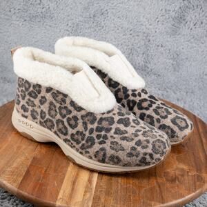 Easy Spirit Treepose Cozy Ankle Slipper Booties Size 8 M